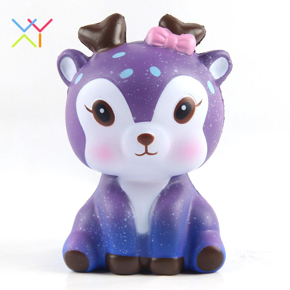 Most Popular Squishy Star Color Sika Deer Squishy Animal Squishies 