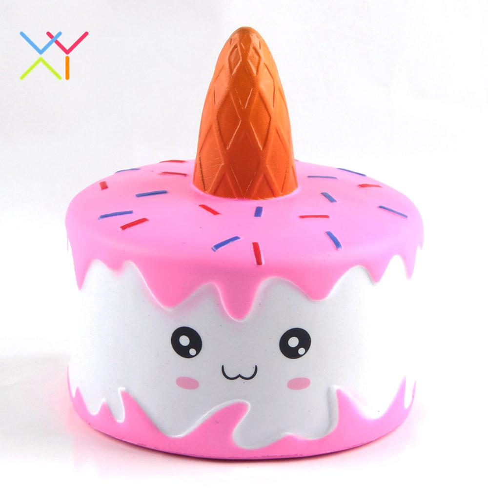 PU foam unicorn cake squishy cite animal squishies soft squishy ball scented slow rising squishies