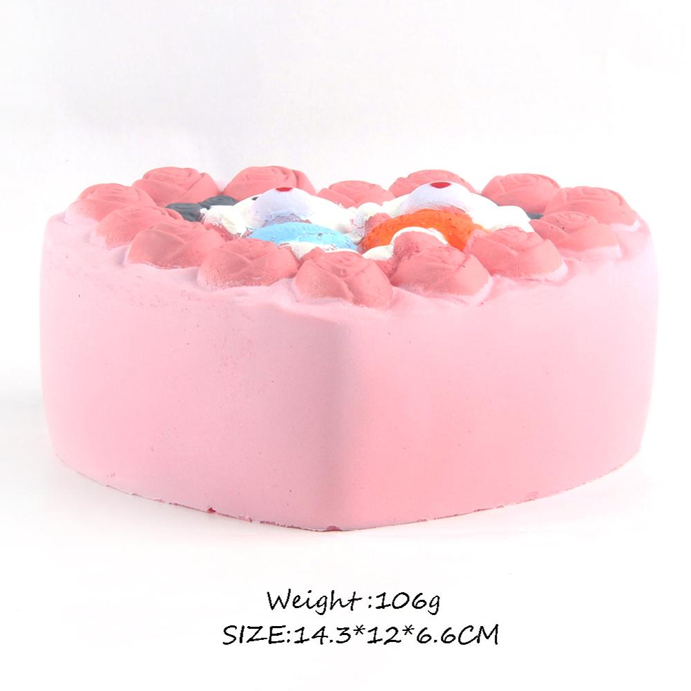 new products cake soft PU super slow rising squishies jumbo pink heart shape bear cake squishynew products cake soft PU super slow rising squishies jumbo pink heart shape bear cake squishy