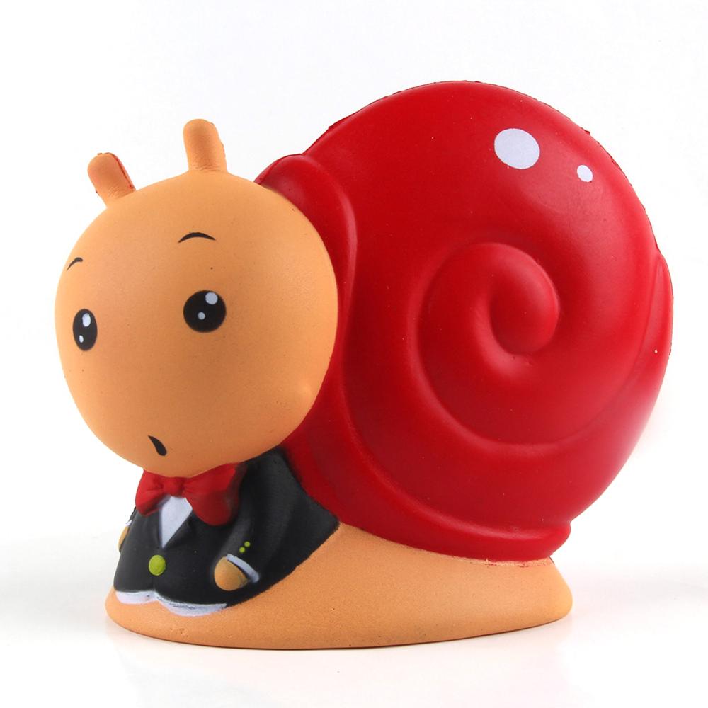 new item hot sell simulated squishy snail squishy toys Children's gift squishy animal series for kids