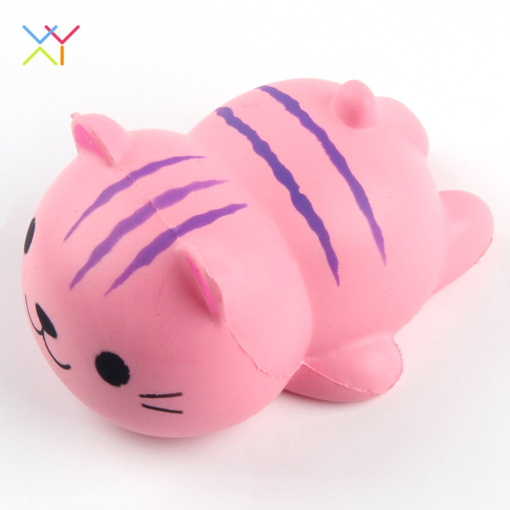 Custom non toxic slow rising kawaii soft cat design squishy toys