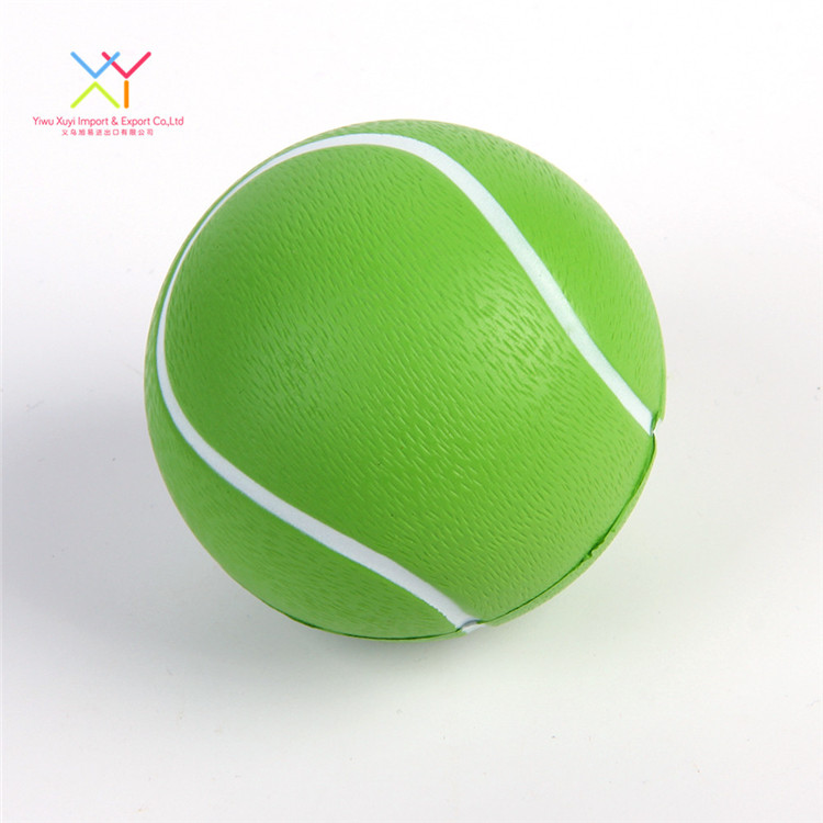 Promotional Fancy Stress Ball, Small Green Baseball Shape PU Stress Ball,anti stress ball