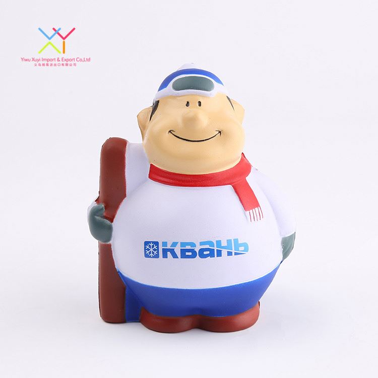 Manufacturer PU Foam Cartoon Character Stress Ball, Cute Character Shape Stress Ball,Stress Ball For Promotion
