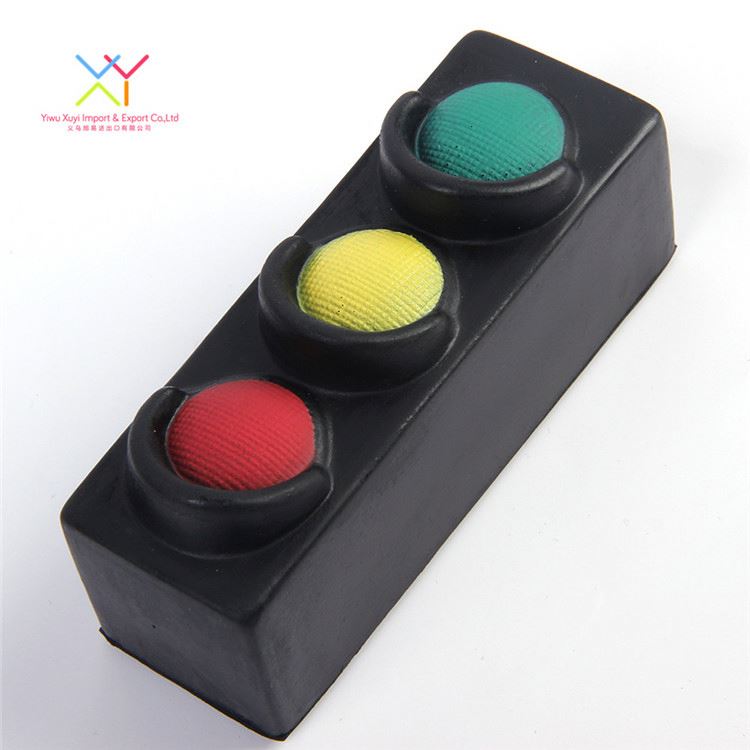 Factory supplier pu traffic light stress ball, soft pu foam anti stress ball,children's gift stress ball