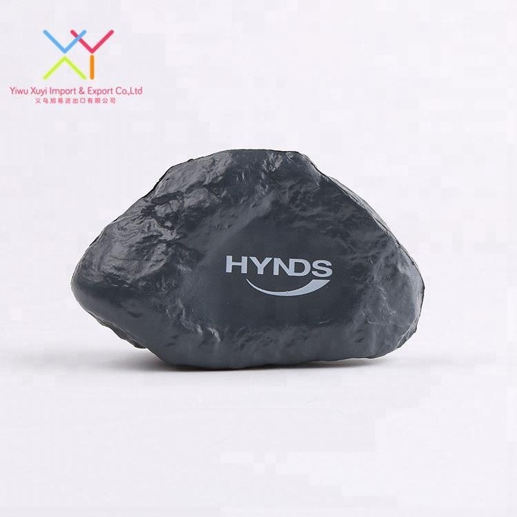 PU foam stone shape stress ball,Customized popular designs anti stress ball